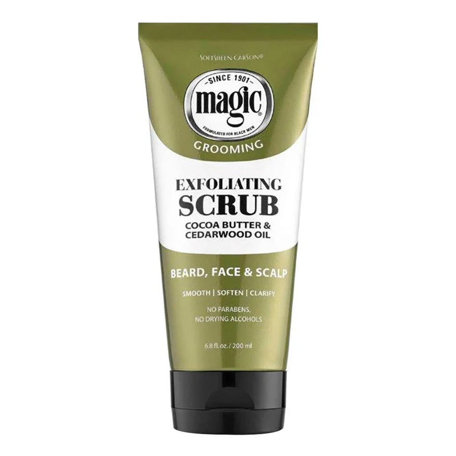 Magic Razorless Cream Shave Exfoliating Scrub 6.8oz